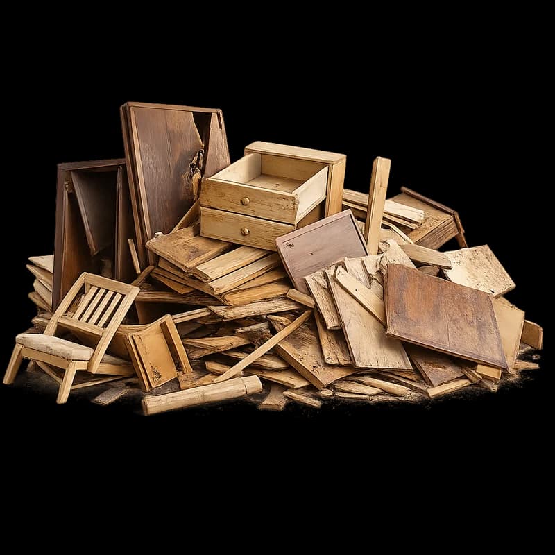 Wood scrap (non-construction)