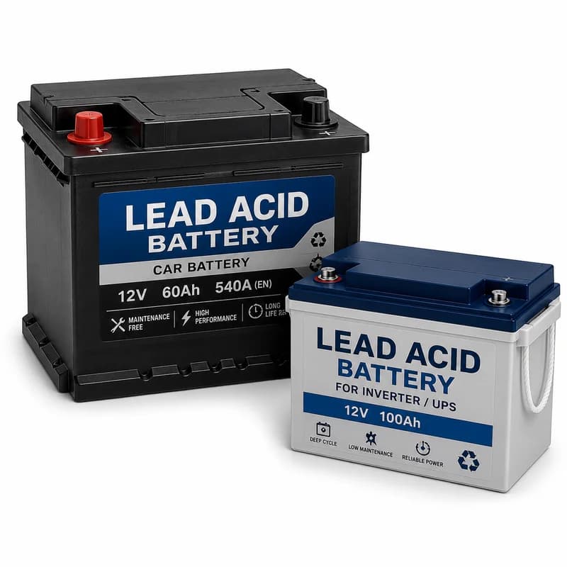 Lead-acid batteries (cars & inverters)