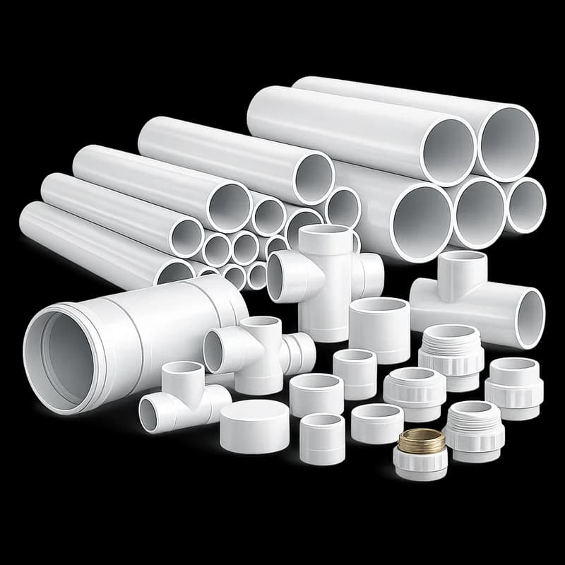 PVC pipes