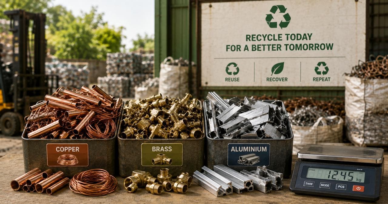 Copper, Brass & Aluminium Scrap: A Quick Guide